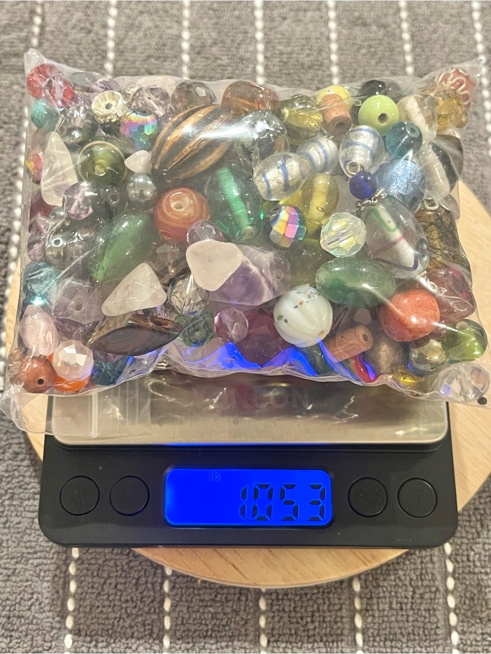 🌑BULK One Pound Estate Collection Craft Glass Beads Mix for DIY🌑